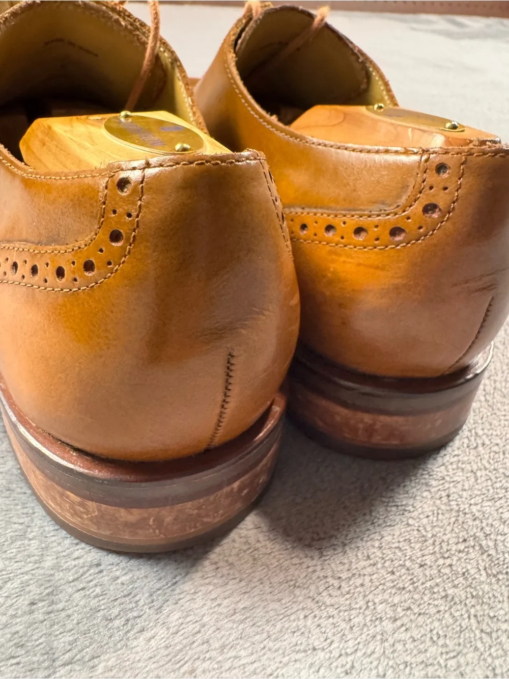 Cole Haan Men’s Grand OS ‘Madison’ Brogue Wingtips- British Tan